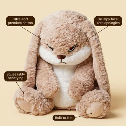 Grumpy Bunny Plush
