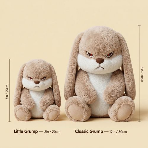 Grumpy Bunny Plush