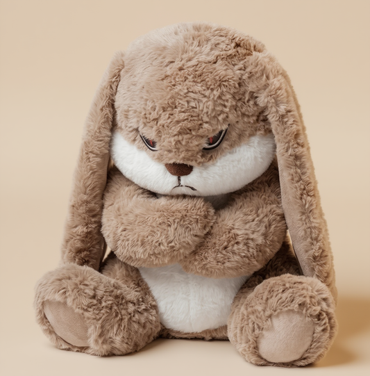 Grumpy Bunny Plush