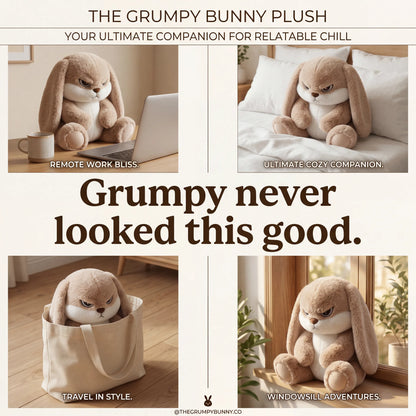 Grumpy Bunny Plush